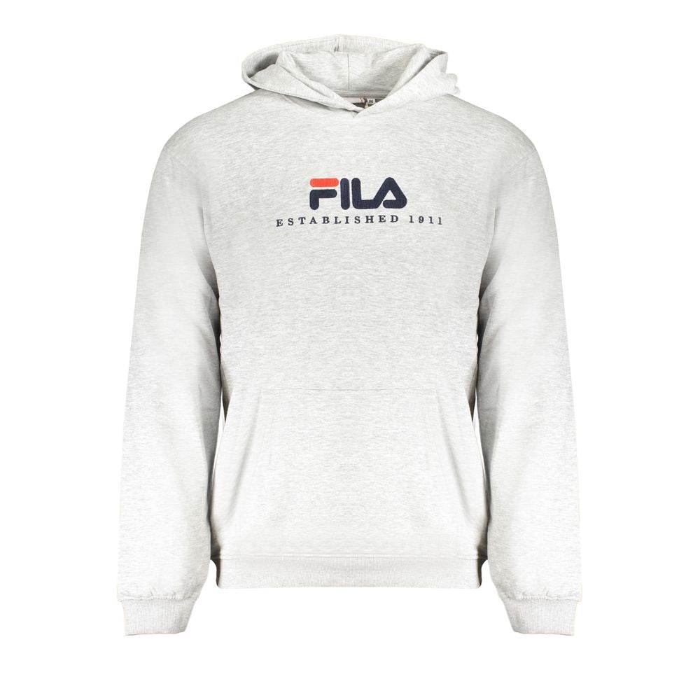 Fila Gray Cotton Men Sweater - Hilstor