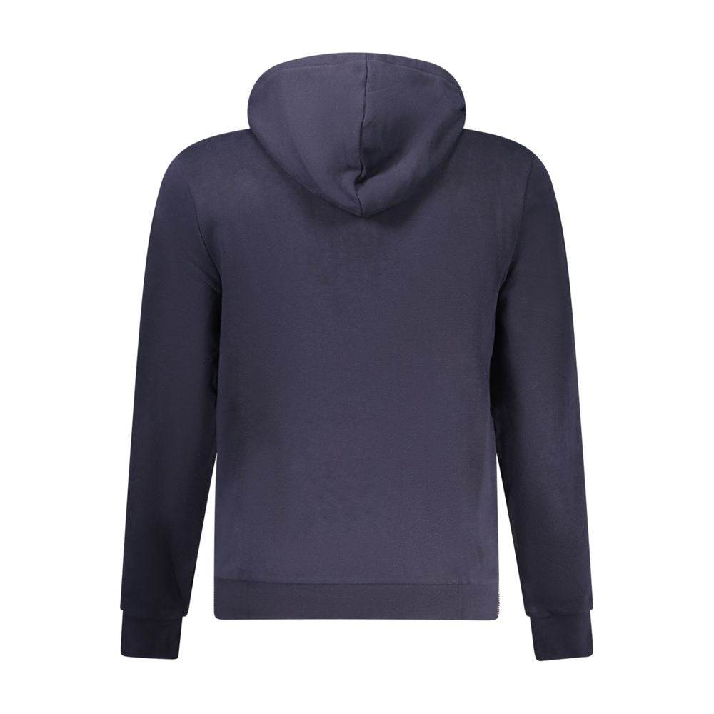 Napapijri Blue Cotton Men's Hoodie - Hilstor