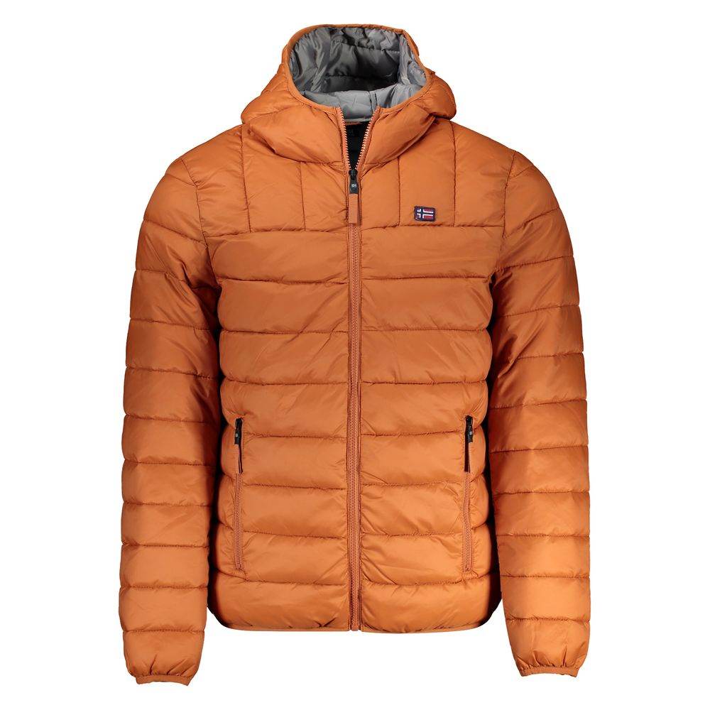 Norway 1963 Orange Polyamide Men Jacket - Hilstor