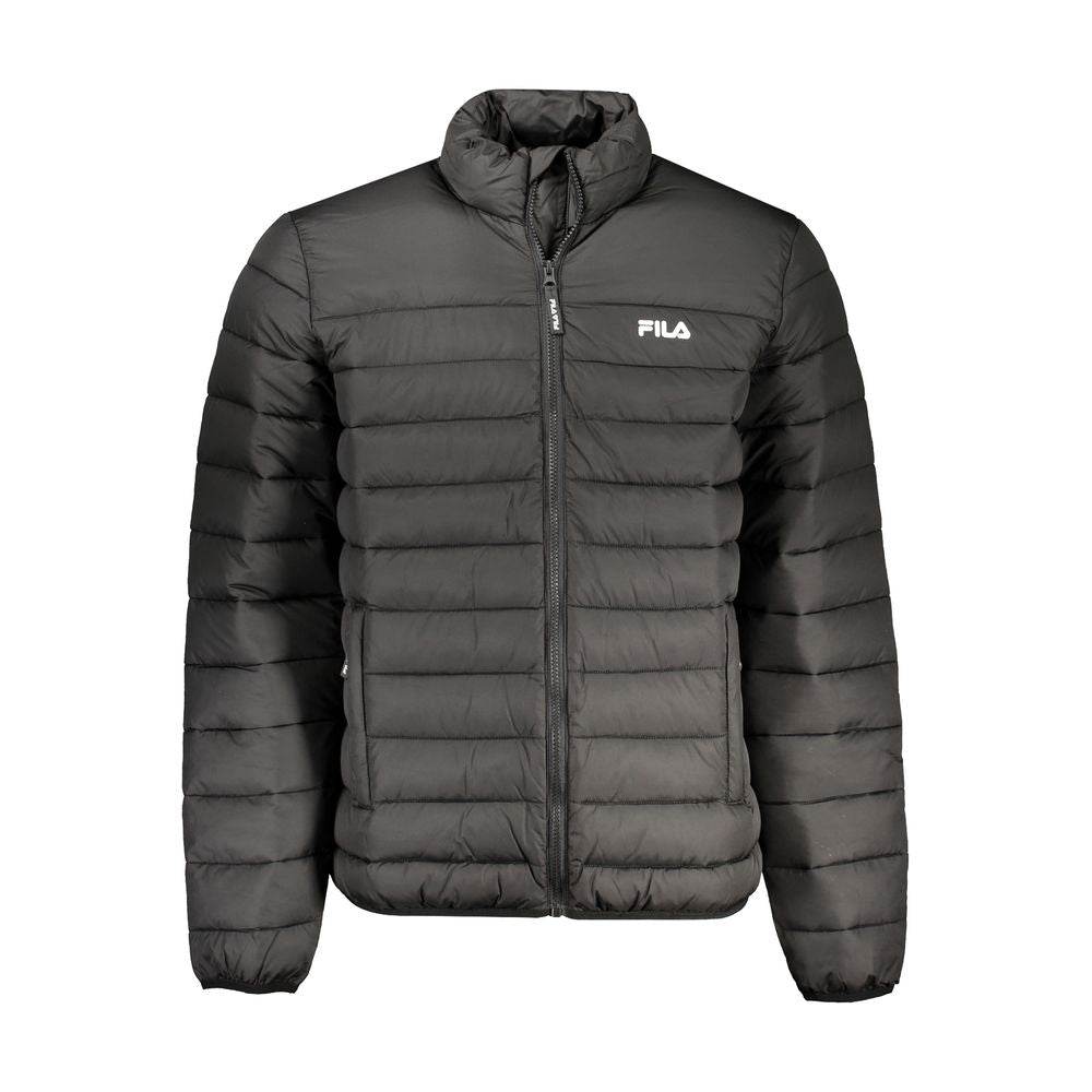 Fila Black Polyester Men Jacket - Hilstor