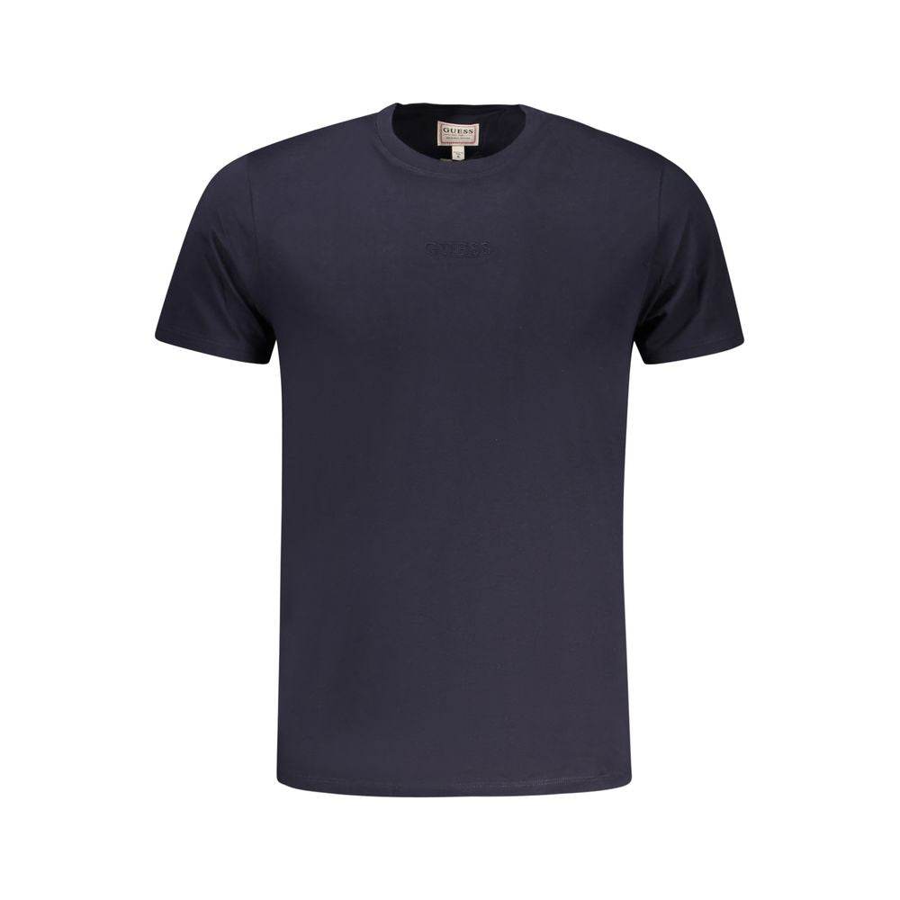 Guess Jeans Blue Cotton T-Shirt - Hilstor
