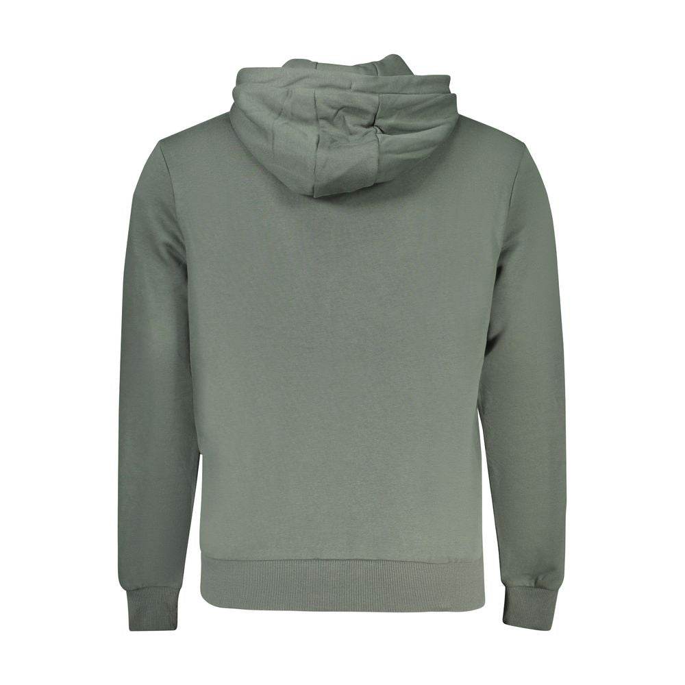 Napapijri Green Cotton Men Hoodie - Hilstor