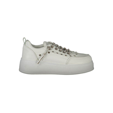Laura Biagiotti White Polyethylene Women Sneaker - Hilstor