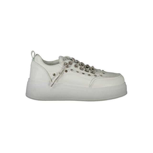 Laura Biagiotti White Polyethylene Women Sneaker - Hilstor