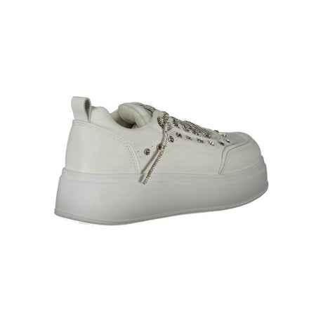 Laura Biagiotti White Polyethylene Women Sneaker - Hilstor