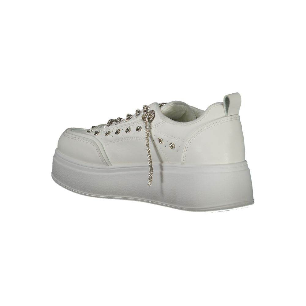 Laura Biagiotti White Polyethylene Women Sneaker - Hilstor