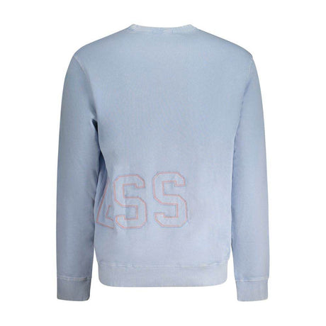 Guess Jeans Blue Cotton Men Sweater - Hilstor