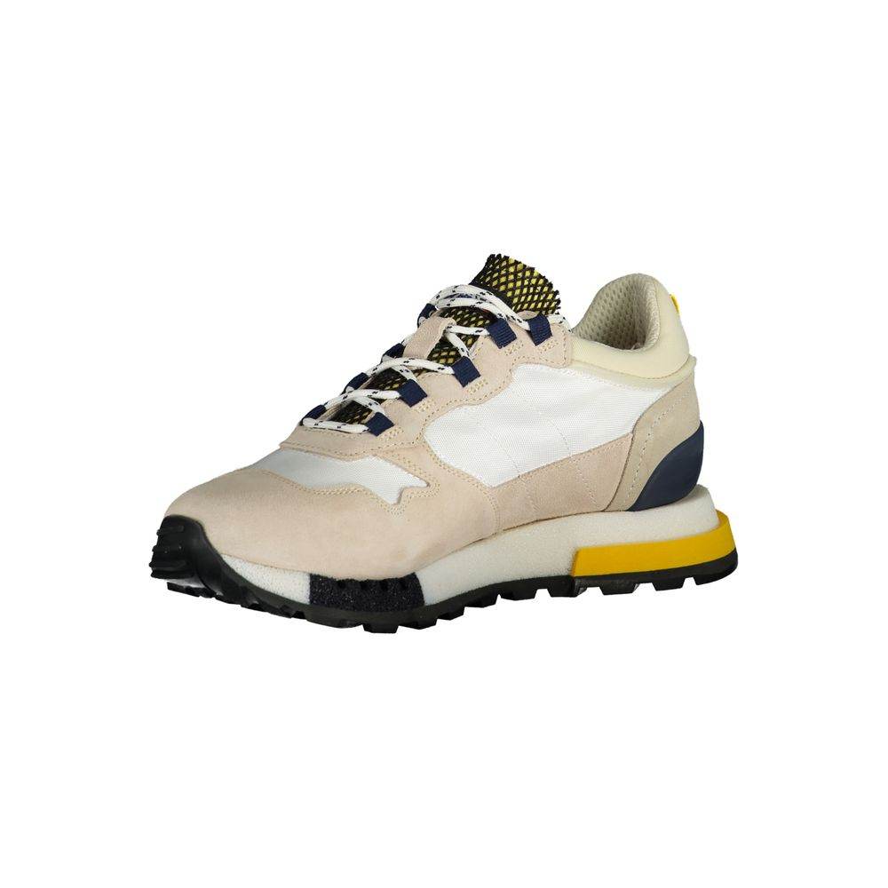 Blauer White Leather Men Sneaker - Hilstor