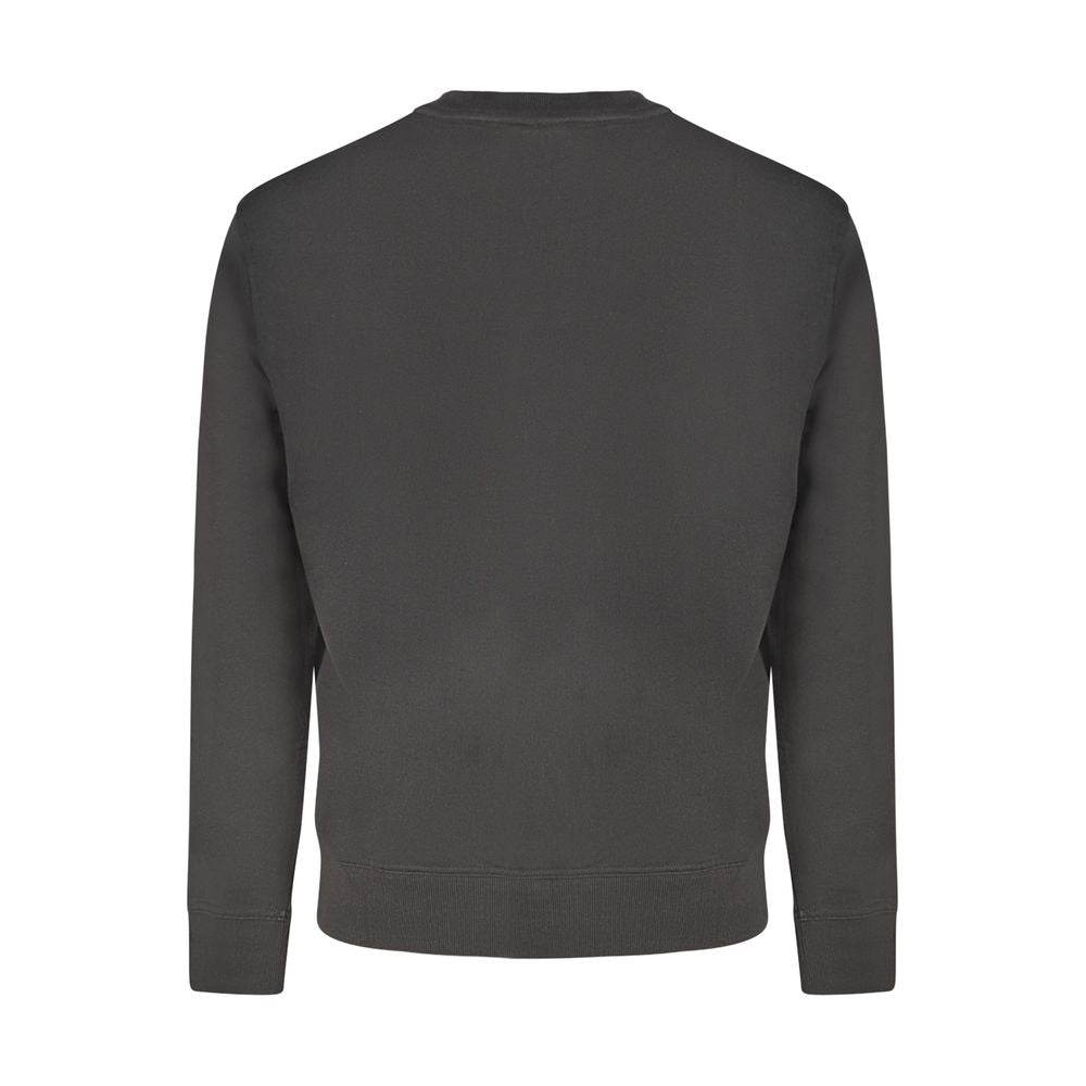 Hugo Boss Black Cotton Men Sweater - Hilstor