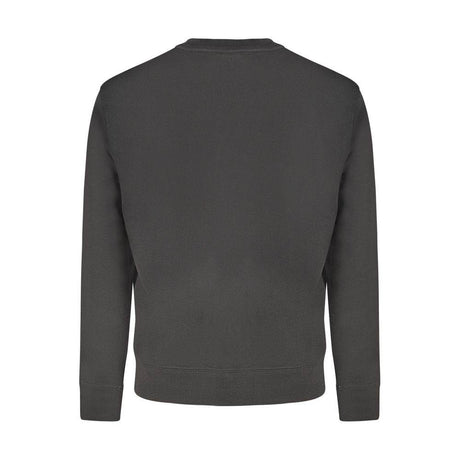 Hugo Boss Black Cotton Men Sweater - Hilstor