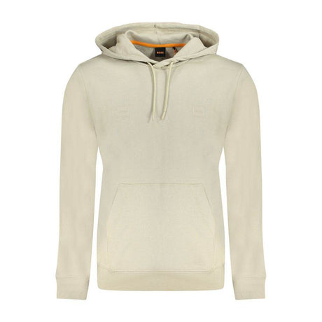 Hugo Boss Beige Cotton Men Sweater - Hilstor