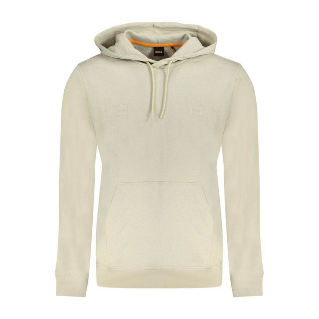 Hugo Boss Beige Cotton Men Sweater - Hilstor