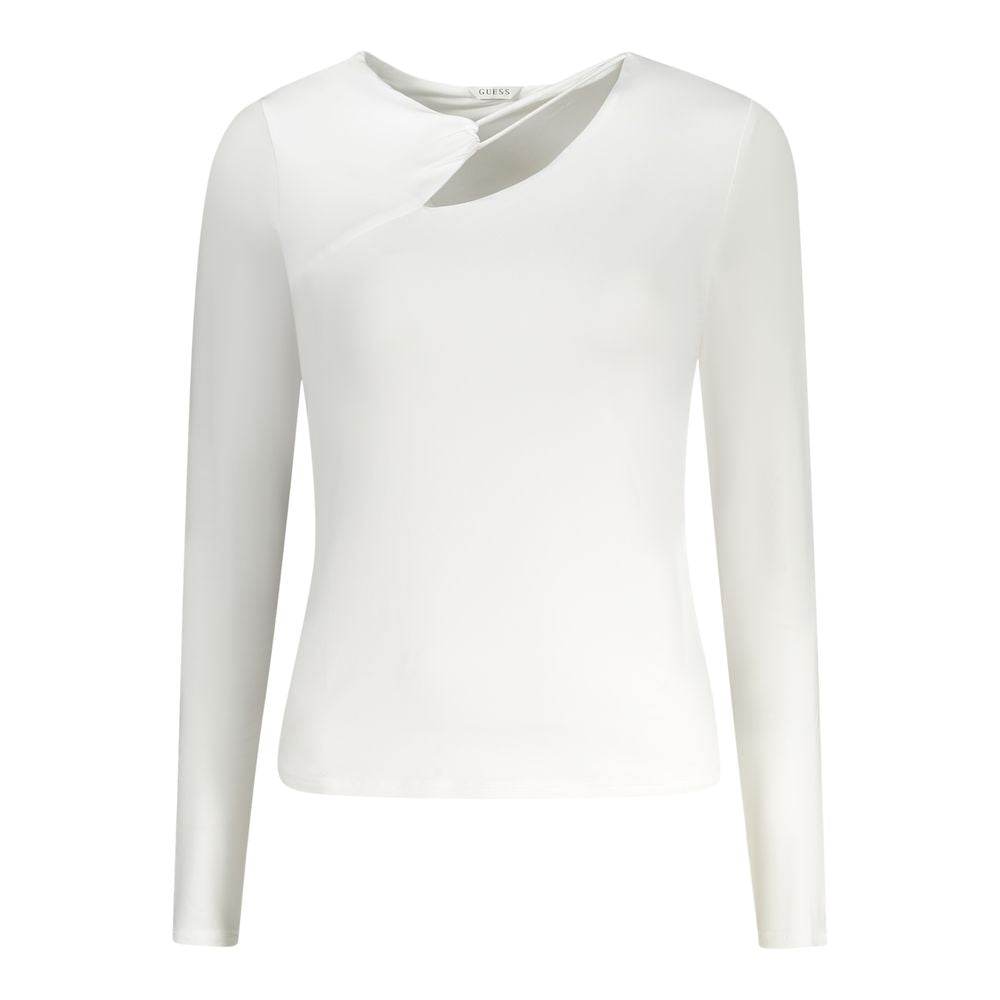 Guess Jeans Hvid Polyester Dame Top