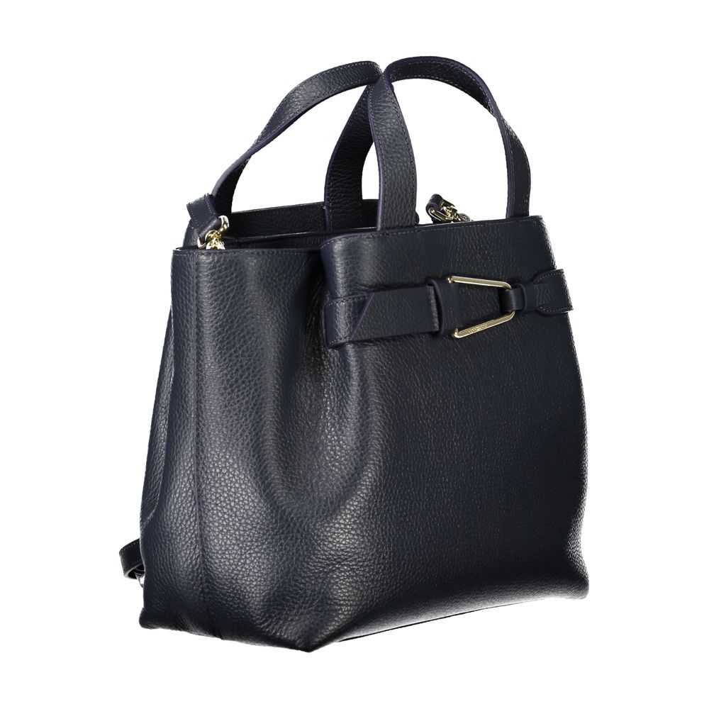 Coccinelle Blue Leather Handbag