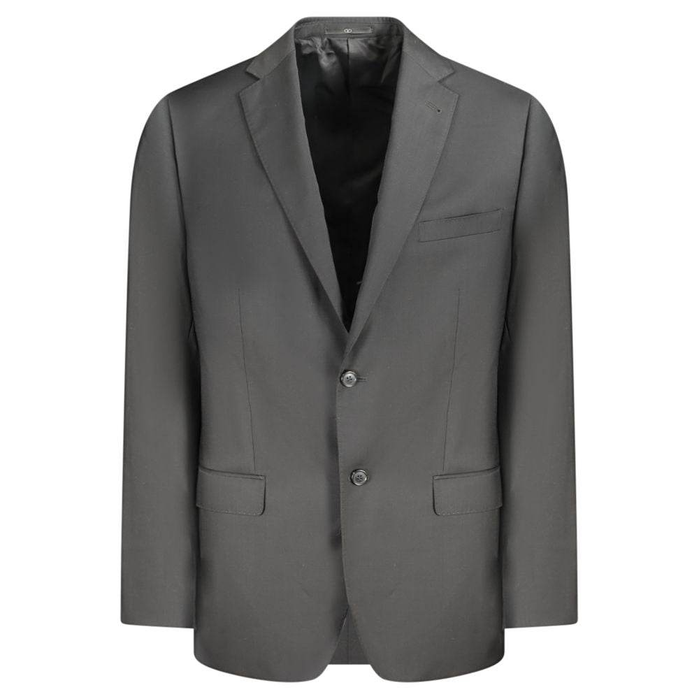 Valentino Black Wool Men Jacket - Hilstor