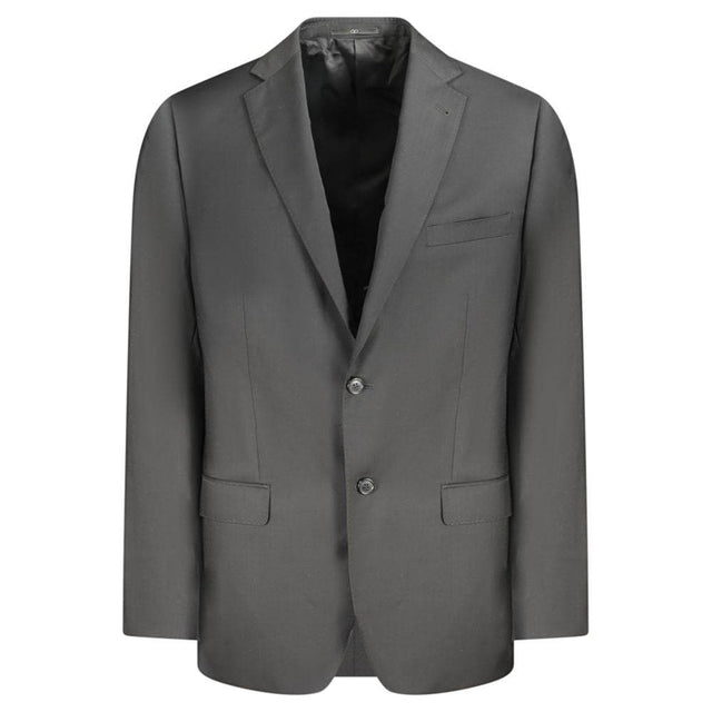 Valentino Black Wool Men Jacket - Hilstor