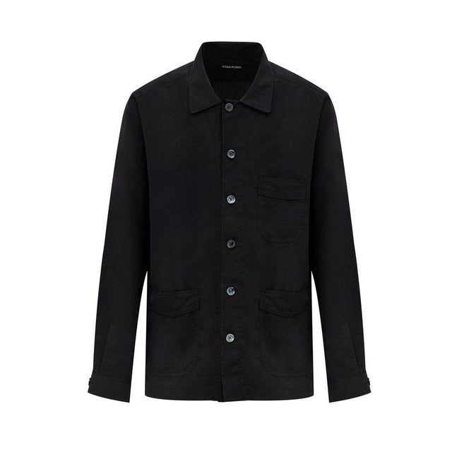 Tom Ford Black Lyocell Shirt - Hilstor