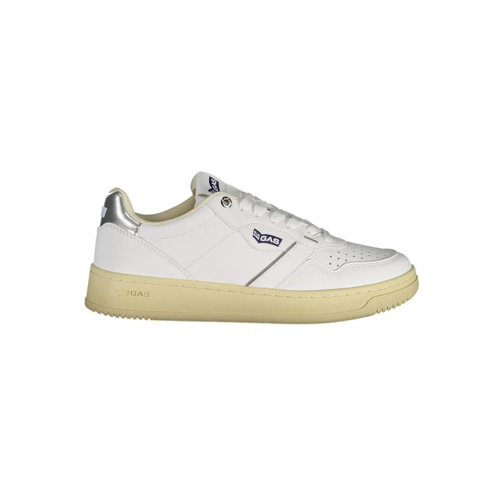 Gas hvid kunstlæder sneaker