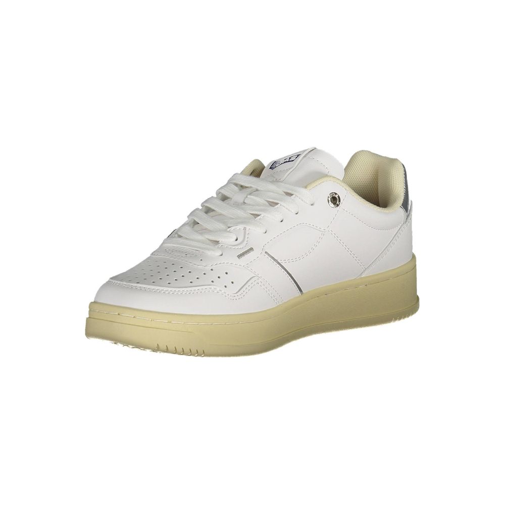Gas hvid kunstlæder sneaker