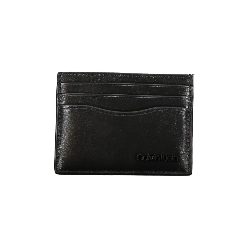Calvin Klein elegant sort læder kortholder