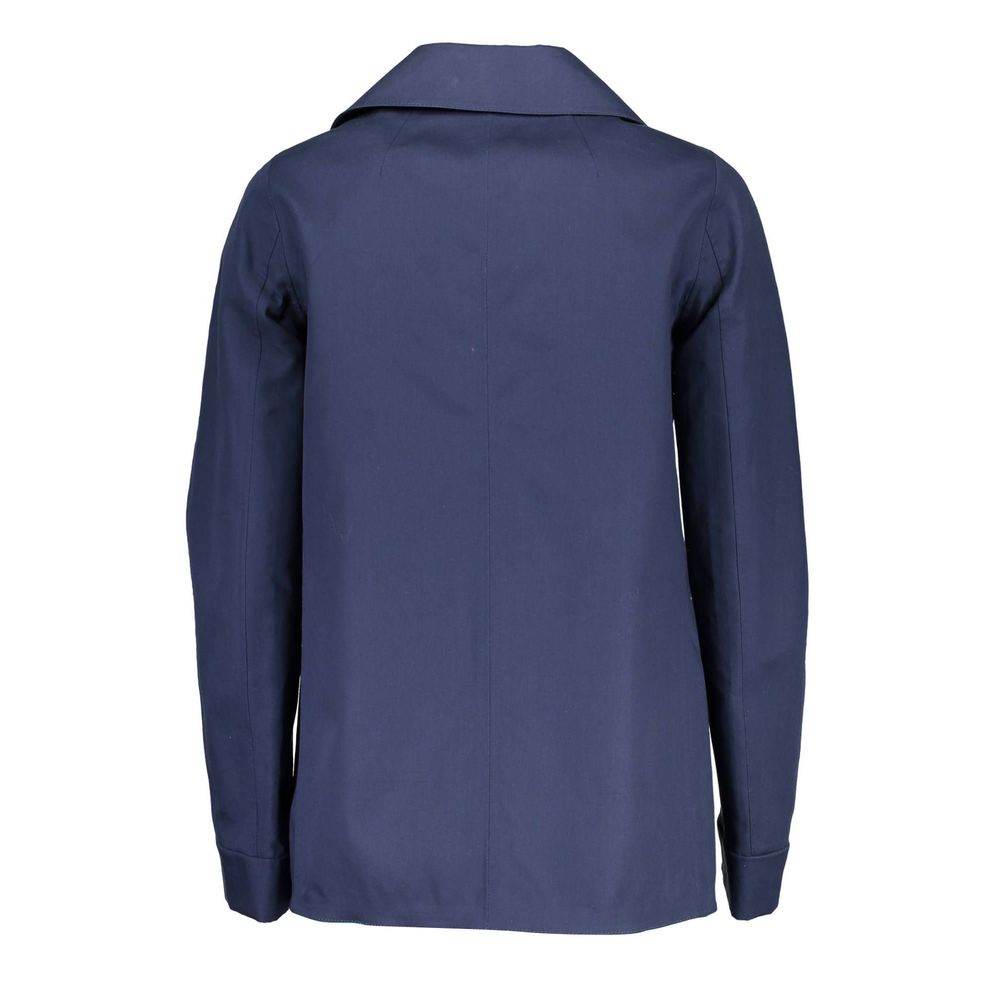 Gant Blue Cotton Women Jacket - Hilstor