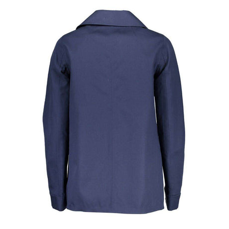 Gant Blue Cotton Women Jacket - Hilstor
