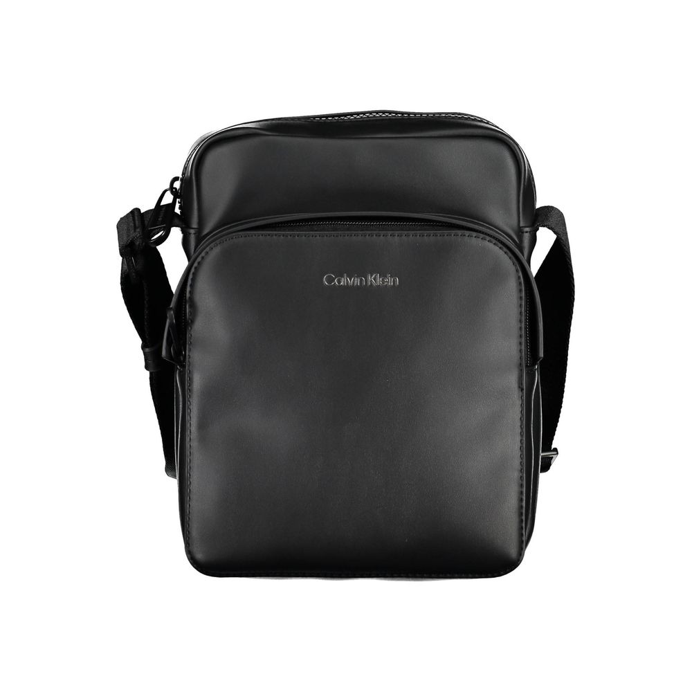 Calvin Klein sort polyester skuldertaske til mænd
