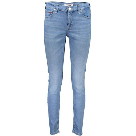 Tommy Hilfiger Blue Cotton Women Skinny Jean - Hilstor