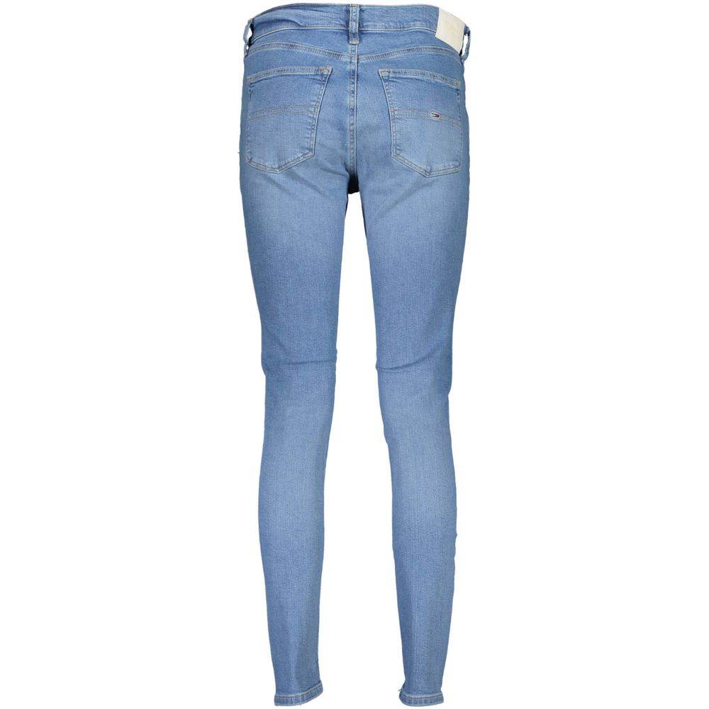 Tommy Hilfiger Blue Cotton Women Skinny Jean - Hilstor