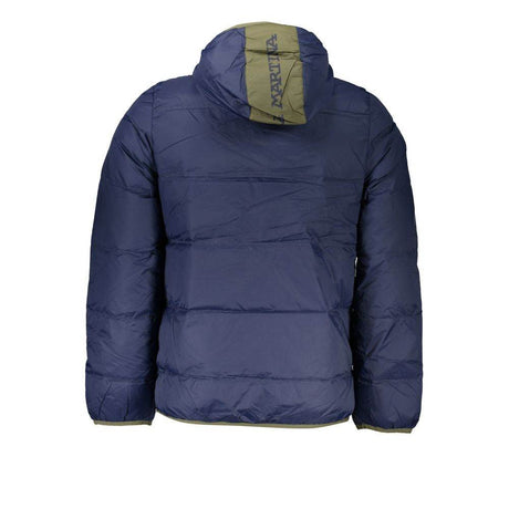 La Martina Blue Polyamide Men Jacket - Hilstor