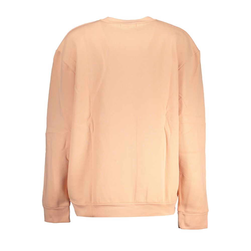 Cavalli Class Elegant Pink Fleece Sweater med rund hals
