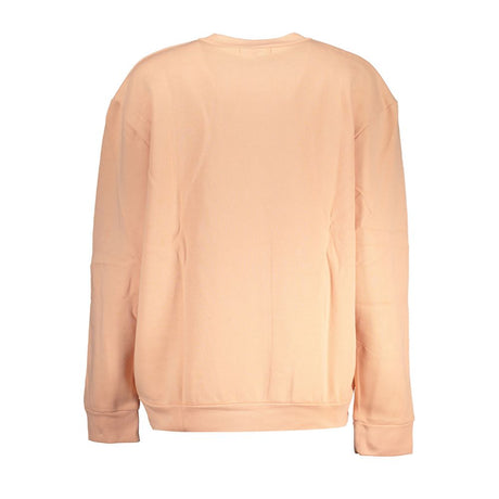 Cavalli Class Elegant Pink Fleece Sweater med rund hals