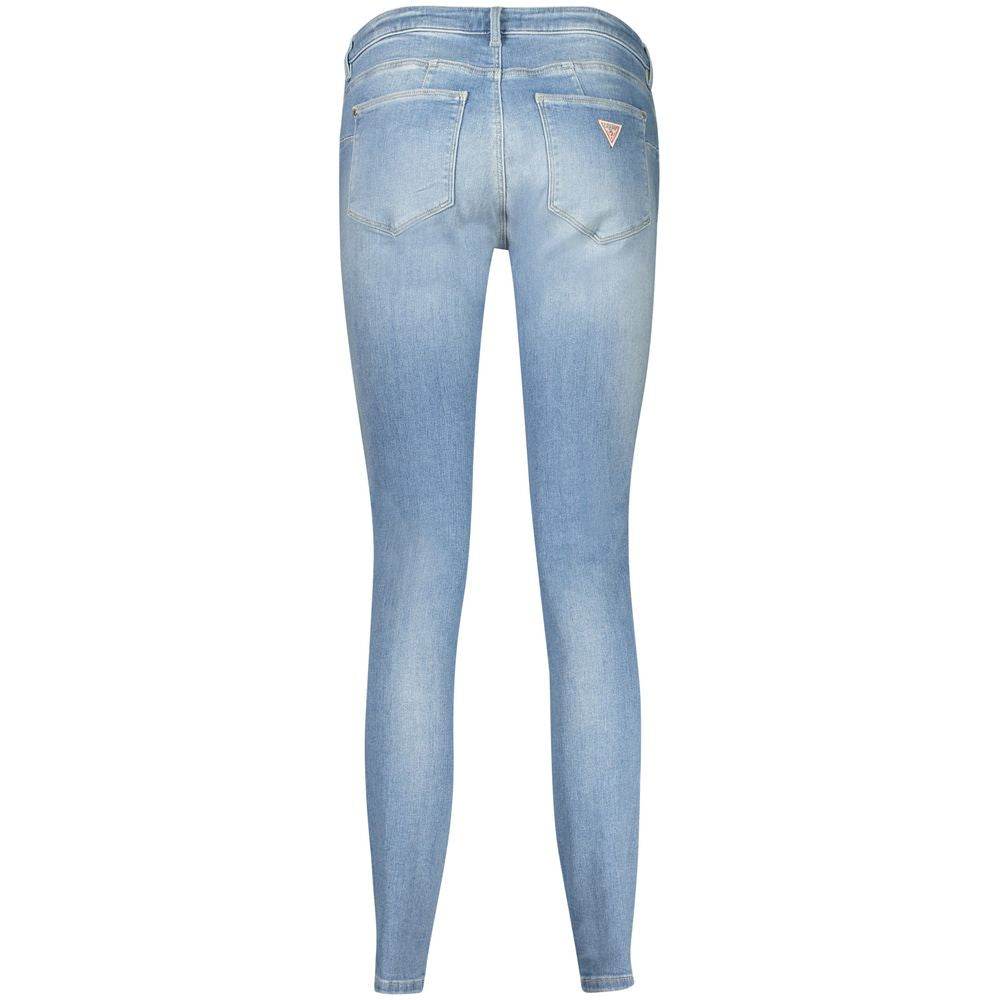 Guess Jeans Blue Cotton Women's Skinny Jean - Hilstor