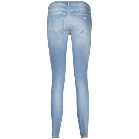 Guess Jeans Blue Cotton Women's Skinny Jean - Hilstor