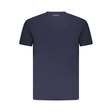 Trussardi blå bomuld herre T-shirt