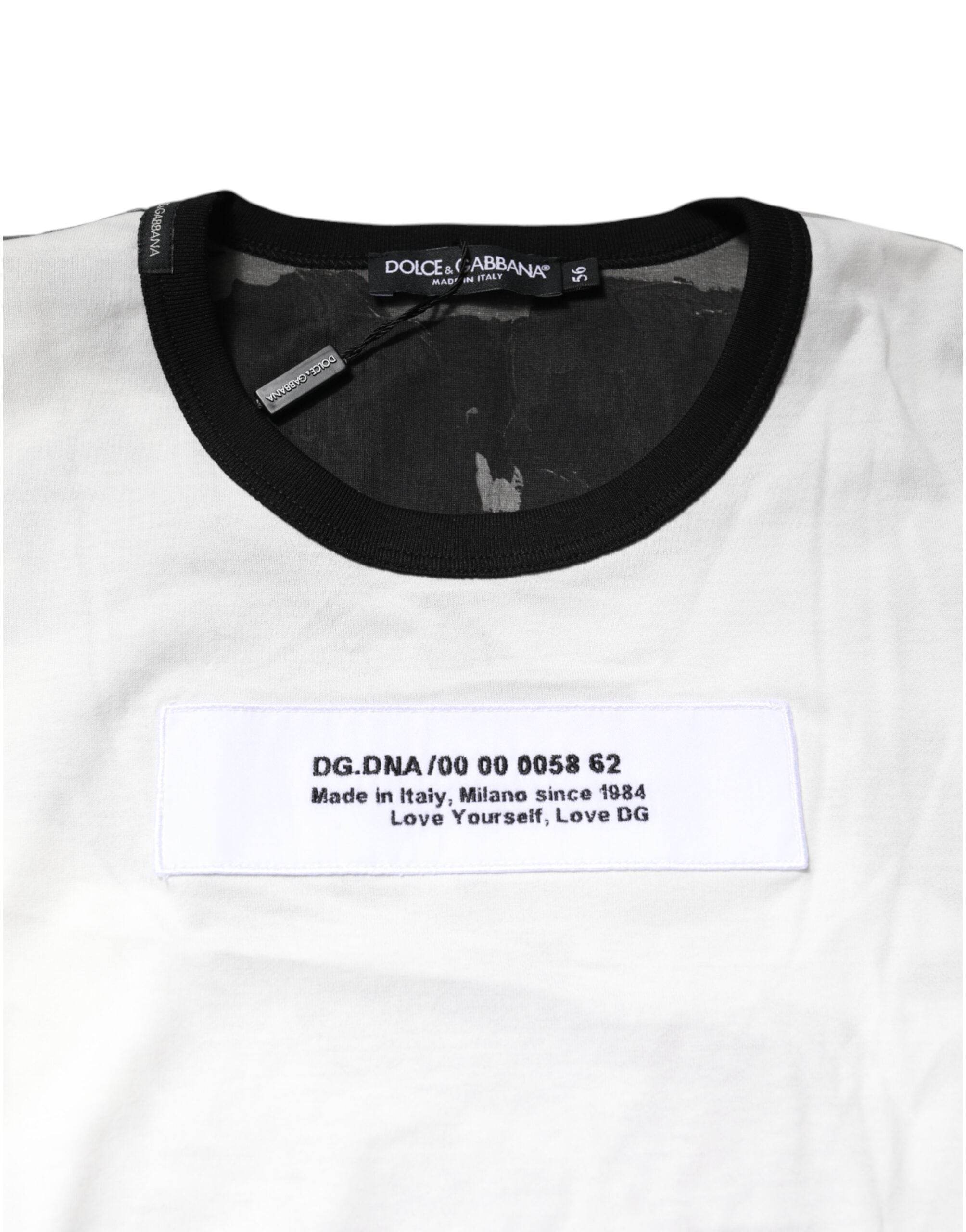 Dolce & Gabbana Multicolor Camouflage Crew Neck T-shirt - Hilstor