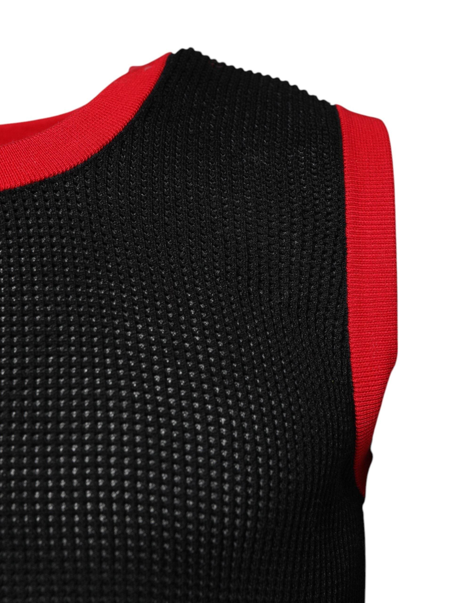 Dolce & Gabbana Black Cotton Slim Fit Round Neck T-shirt - Hilstor
