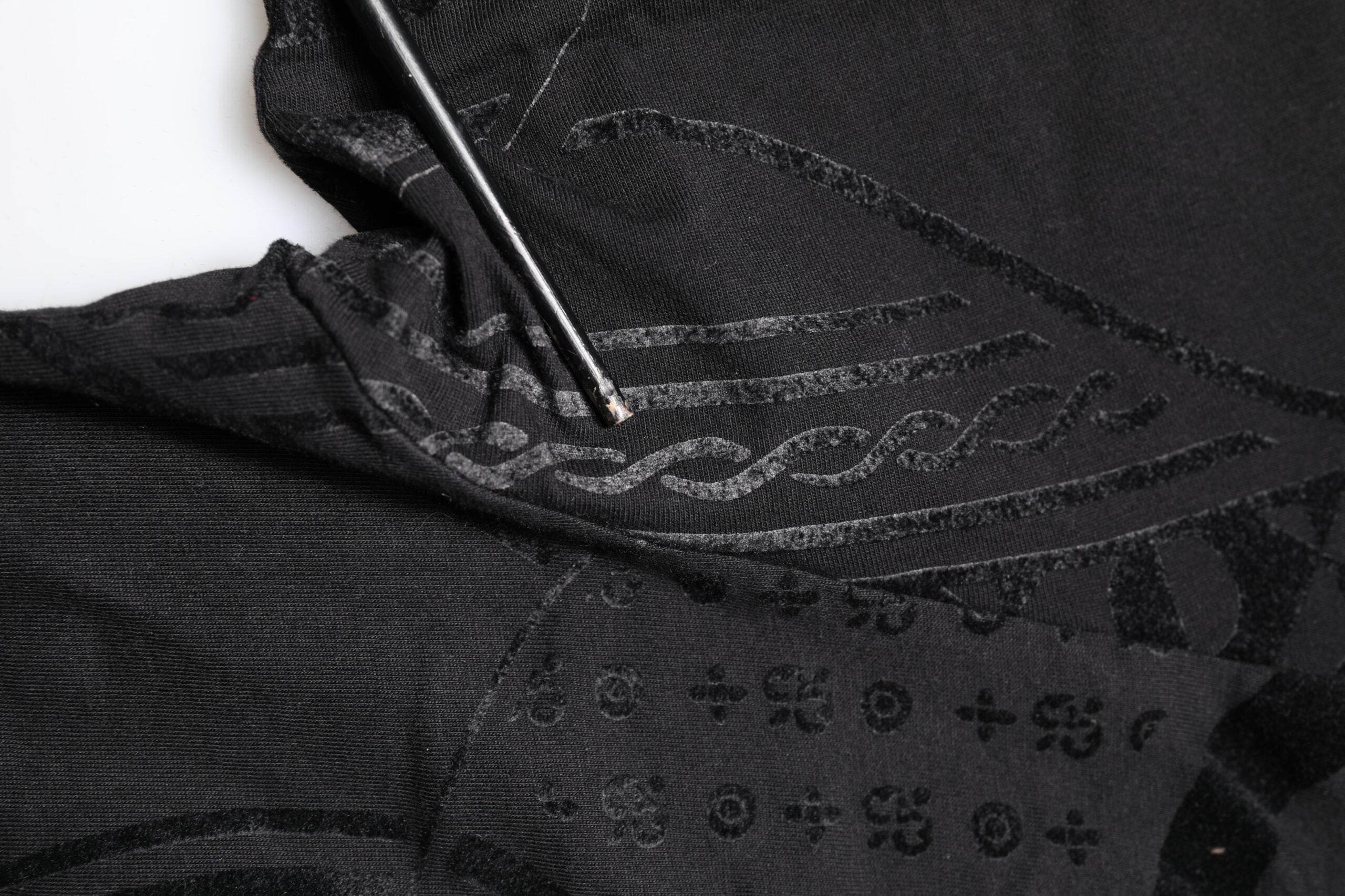Dolce & Gabbana Black Cotton Bandana Logo Crew Neck T-shirt - Hilstor