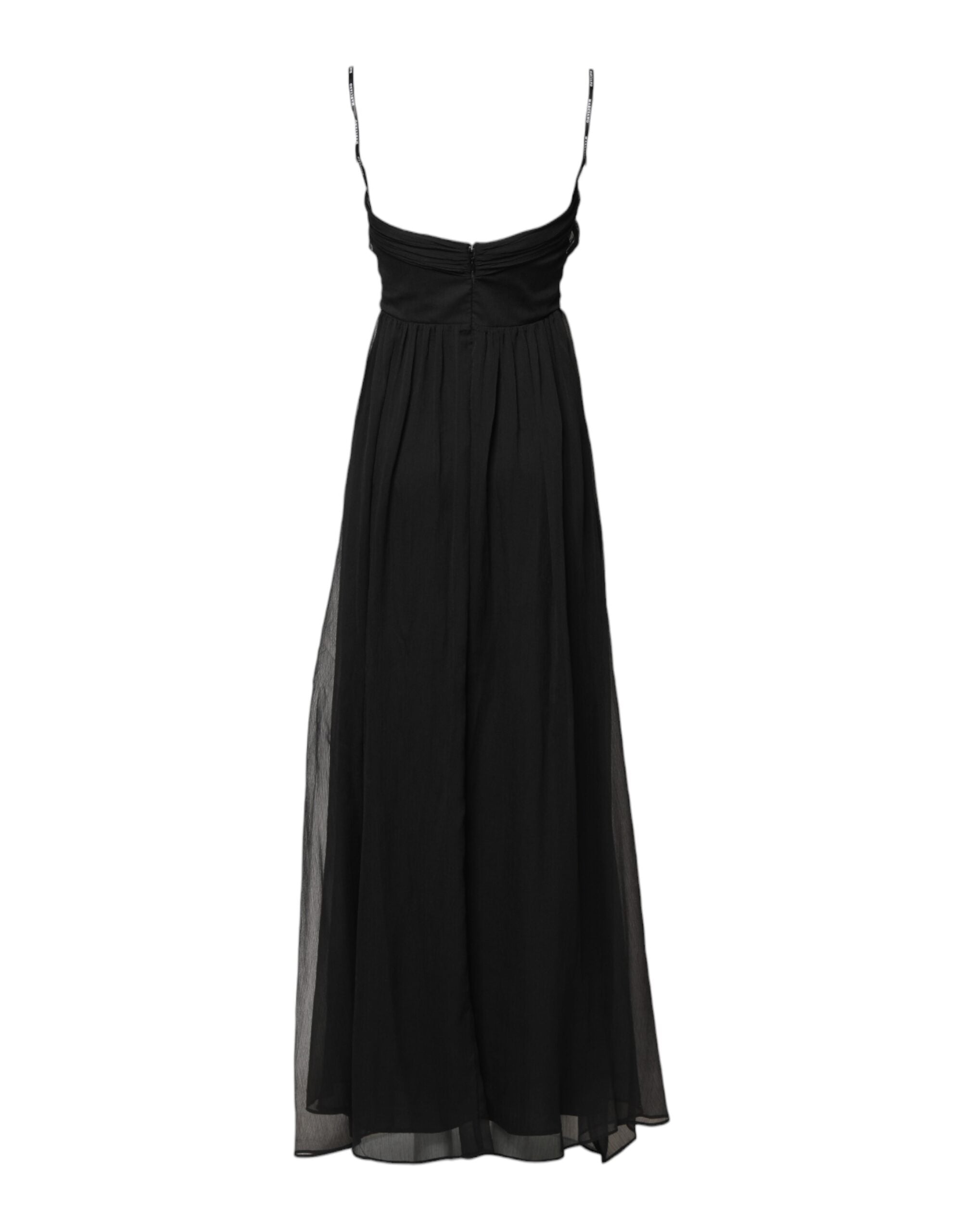 Marciano by Guess Svart Tyllpärl Ärmlös Långklänning