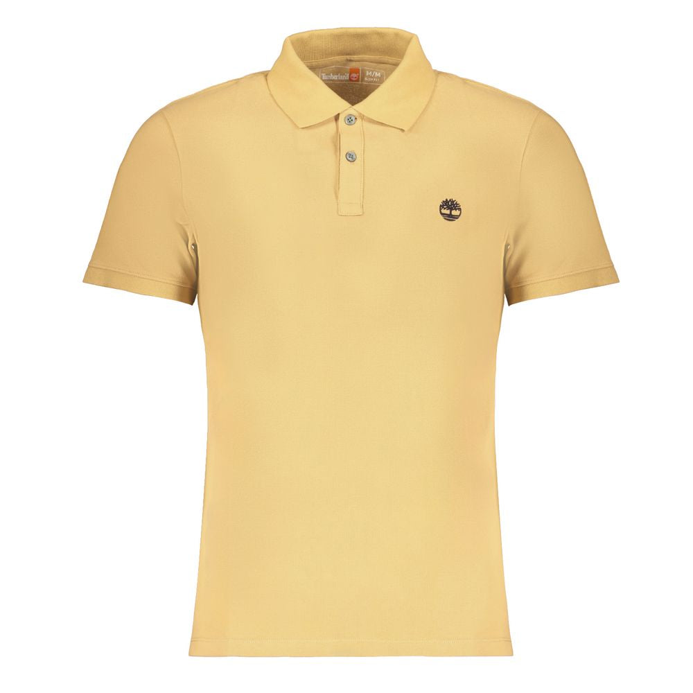 Timberland beige poloshirt i bomuld