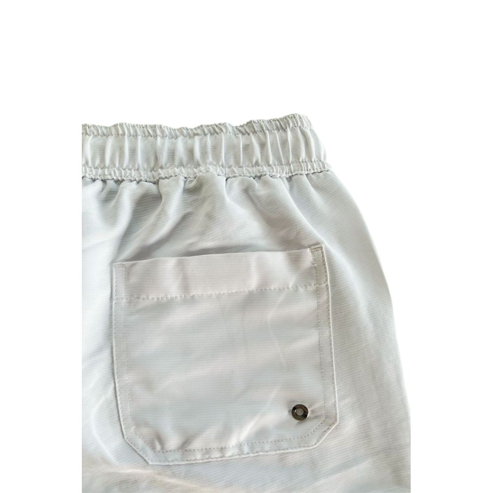 Trussardi Beachwear White Polyester Swimwear