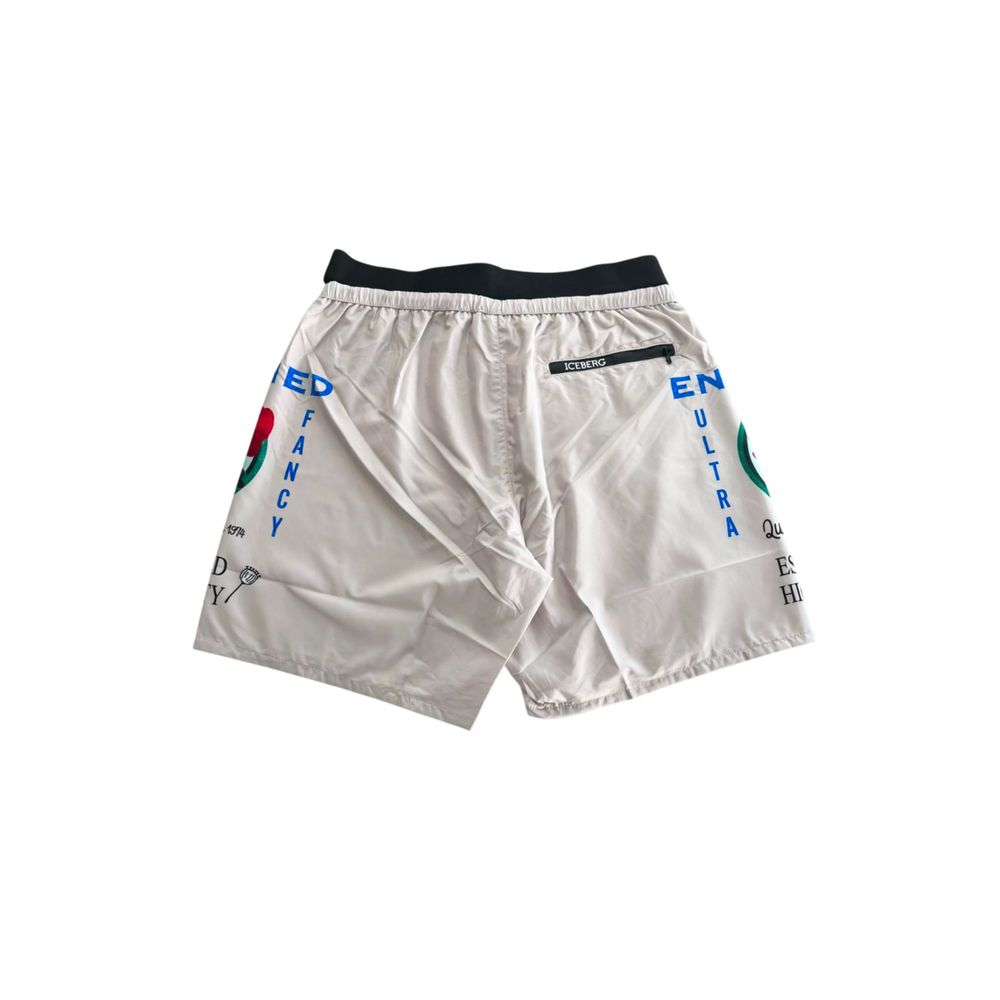 Iceberg White Polyester Swimwear
