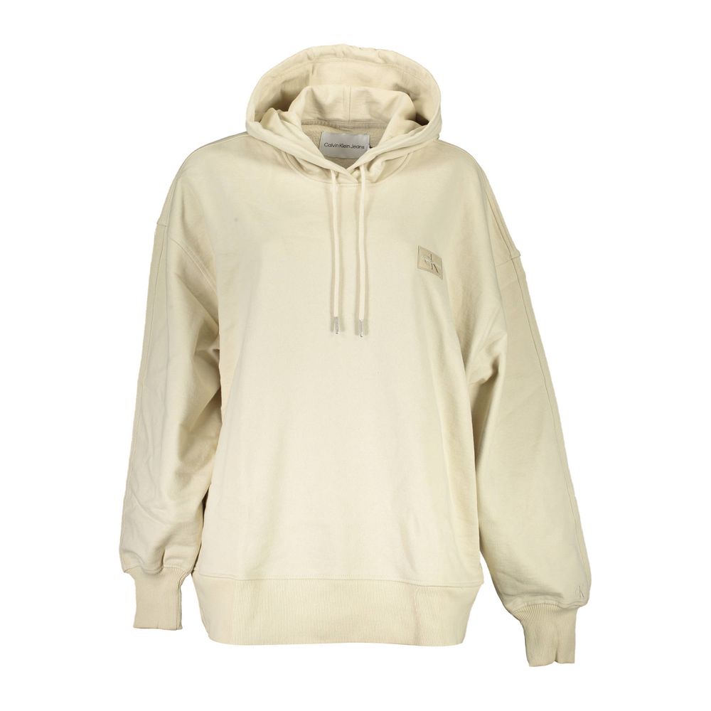 Calvin Klein Beige bomuldstrøje til kvinder