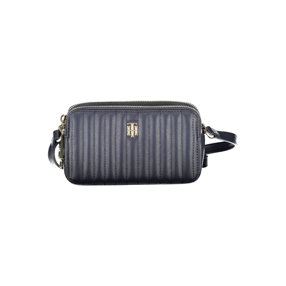Tommy Hilfiger blå polyethylen håndtaske til kvinder