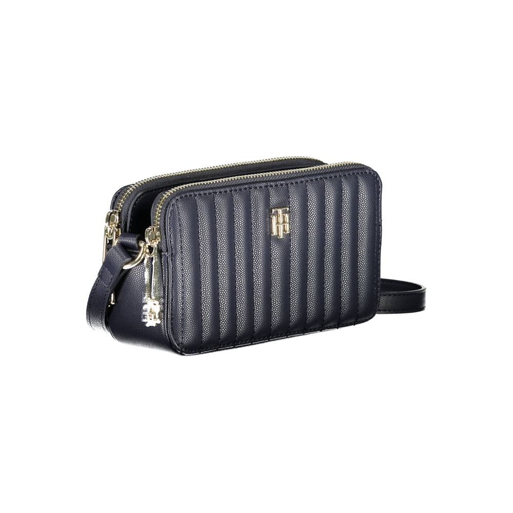 Tommy Hilfiger blå polyethylen håndtaske til kvinder