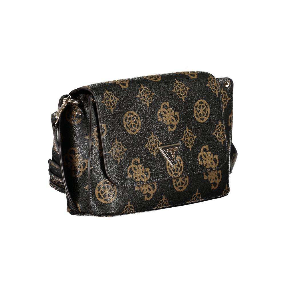 Guess Jeans Brown Polyethylene Handbag - Hilstor