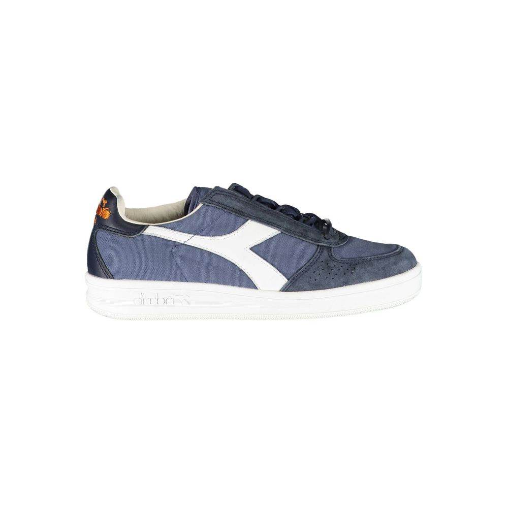 Diadora Chic Blue Contrast Lace-Up Sneakers - Hilstor
