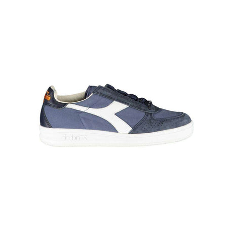 Diadora Chic Blue Contrast Lace-Up Sneakers - Hilstor