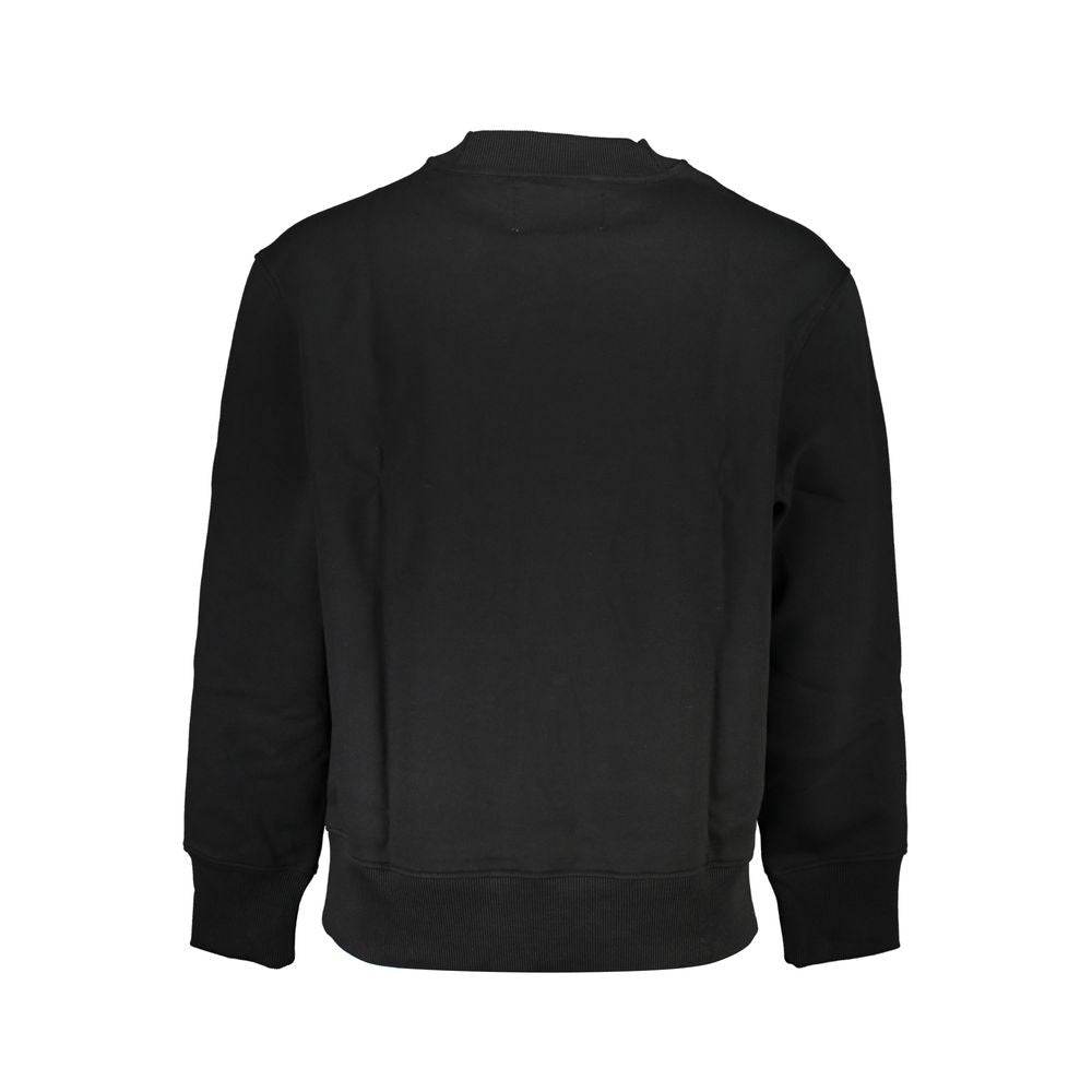 Calvin Klein Black Cotton Men Sweater - Hilstor