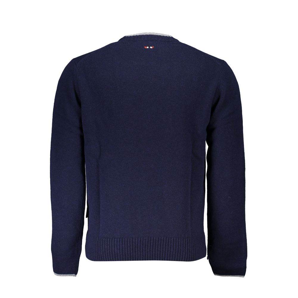 Napapijri Blue Fabric Men Sweater - Hilstor